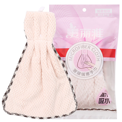 珊瑚绒擦手巾
